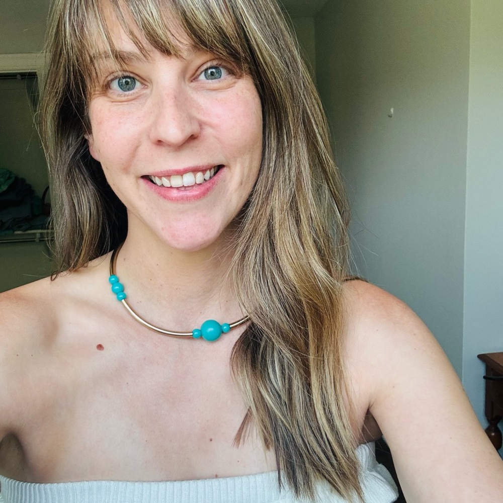 VTG Turquoise Beaded Necklace